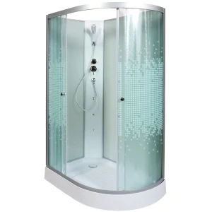 Душевая кабина Deto L 902 L N 120х80 без крыши с гидромассажем